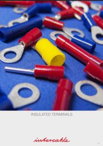 Cover – Insulated crimp terminals